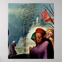 Domenico Beccafumi - St Paul altarpiece detail Poster