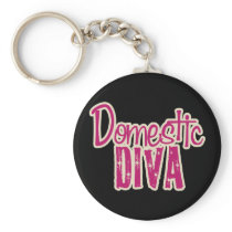 Domestic Diva Vintage Chic Key Chain
