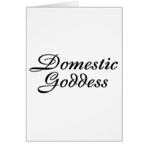 Domestic Goddess Greeting Cards