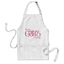 Domestic Goddess in Training hot pink Apron