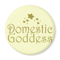 Domestic Goddess Refrigerator Magnet