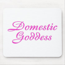 Domestic Goddess Pink Mousepad