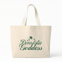 Domestic Goddess tarefas domêsticas Tote Bags