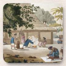 Domestic life in Kupang, Timor, plate 10 from 'Le Coasters