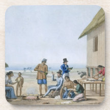 Domestic occupations, Agagna, Guam, Philippines, f Beverage Coaster
