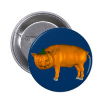 Domestic Pig Button