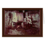Domestic Stove In Rucar By Grigorescu Nicolae Card