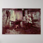 Domestic Stove In Rucar By Grigorescu Nicolae posters