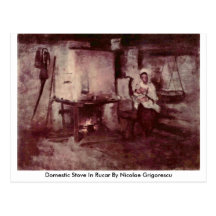 Domestic Stove In Rucar By Nicolae Grigorescu Post Cards