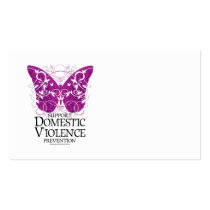 Domestic Violence Butterfly Business Card Templates