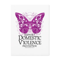 Domestic Violence Butterfly Post Card