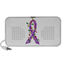 Domestic Violence Christmas Lights Ribbon Travel Speaker
