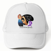 Domestic Violence Fight Like a Girl Rosie Riveter Hat