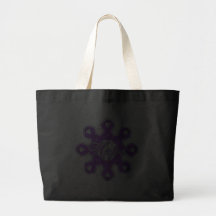 Domestic Violence Hope Unity Ribbons Tote Bags