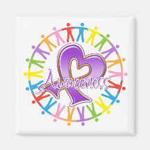 Domestic Violence Unite in Awareness Refrigerator Magnets
