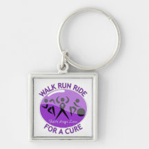 Domestic Violence Walk Run Ride For A Cure Key Chain