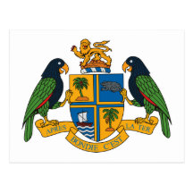 Dominica Coat of Arms Postcard