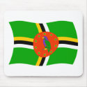 Dominica Flag Mousepad