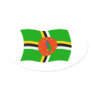 Dominica Flag Sticker