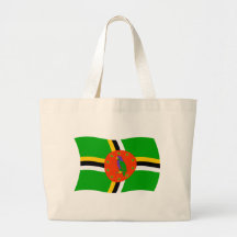 Dominica Flag Tote Bag