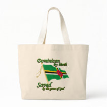 dominican by birth saved by the grace of God Tote Bag