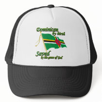 dominican by birth saved by the grace of God Mesh Hats