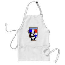 Dominican Republic Baseball Panda Apron