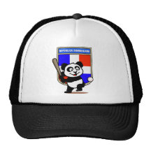 Dominican Republic Baseball Panda Trucker Hat