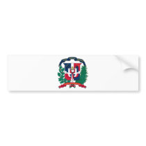 Dominican Republic coat of arms Bumper Stickers