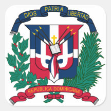 dominican republic emblem stickers