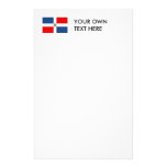 Dominican Republic Flag Custom Stationery