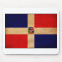 Dominican Republic Flag Mouse Pads