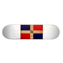 Dominican Republic Flag Skateboard Deck