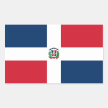 Dominican Republic Flag Sticker
