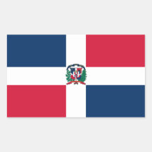 Dominican Republic Flag Sticker
