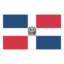 Dominican Republic Flag stickers