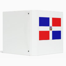 Dominican Republic Flag Vinyl Binders