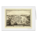 Dominican Republic Map by C.F. Fritzsch 1755 Card