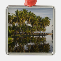 Dominican Republic, North Coast, Nagua, Playa Christmas Tree Ornament