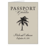 Dominican Republic Passport Wedding Invitation Greeting Cards
