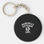 Dominican Republic Tattoo Style Key Chains