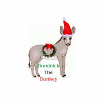 Dominick the Donkey Ornament Cut Out