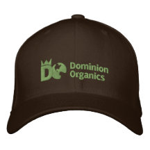Dominion Organics fitted hat Embroidered Hats