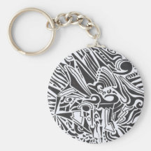 Domino Keychain