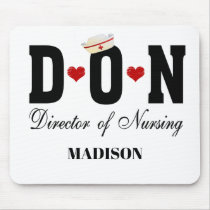 DON Director of Nursing Mousepads
