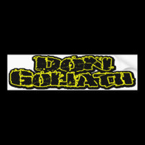 Don Goliath bumper stickers