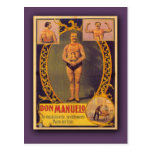 Don Manuelo, homme tatoué sur des cartes, cartes p