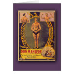 Don Manuelo, homme tatoué sur des cartes, cartes p