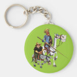 DON QUIJOTE, SANCHO,...- Llavero-Cervantes Keychain