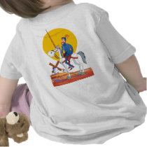 DON QUIJOTE, SANCHO, ROCINANTE- T-SHIRT Camiseta